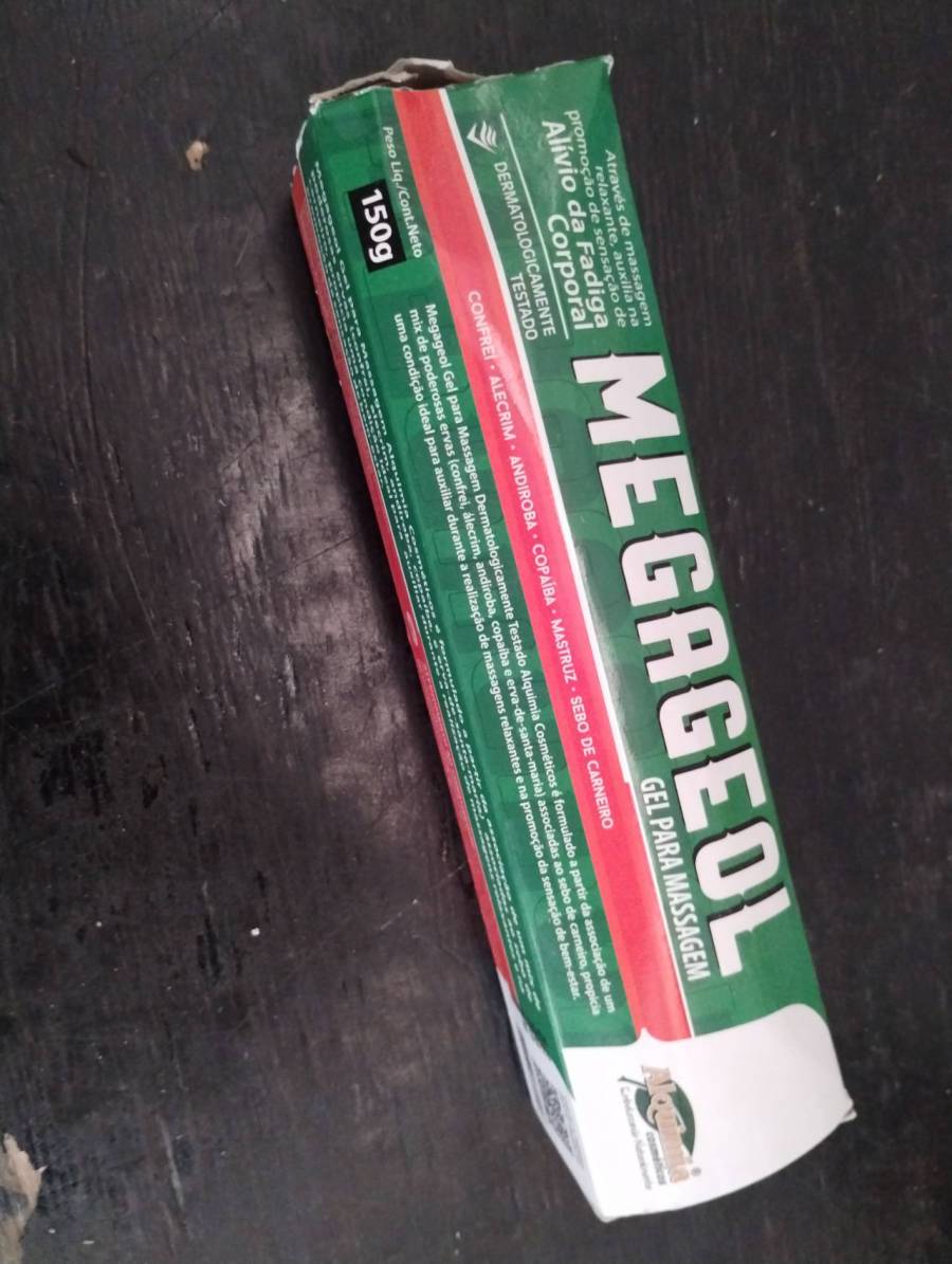 Gel para massagem Megageol