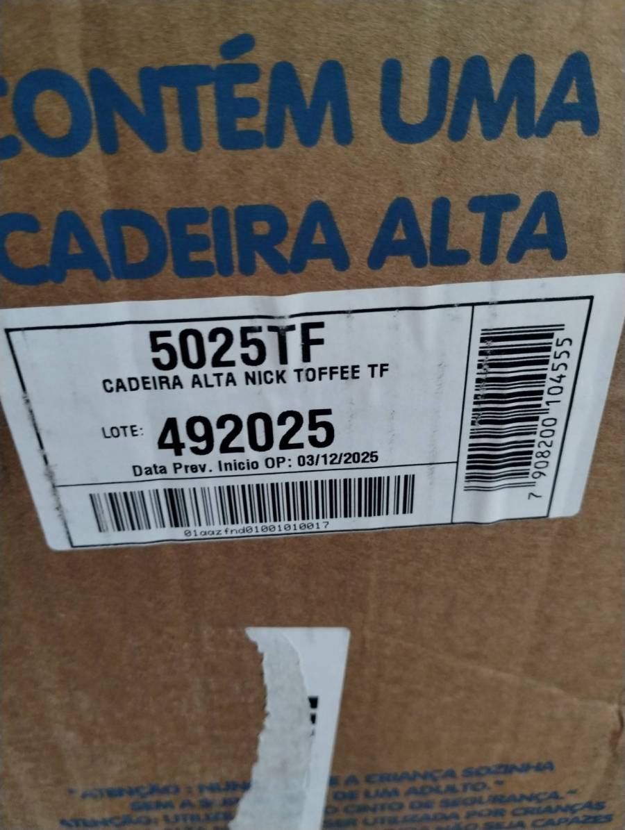 Cadeira Alta Nick Toffee TF