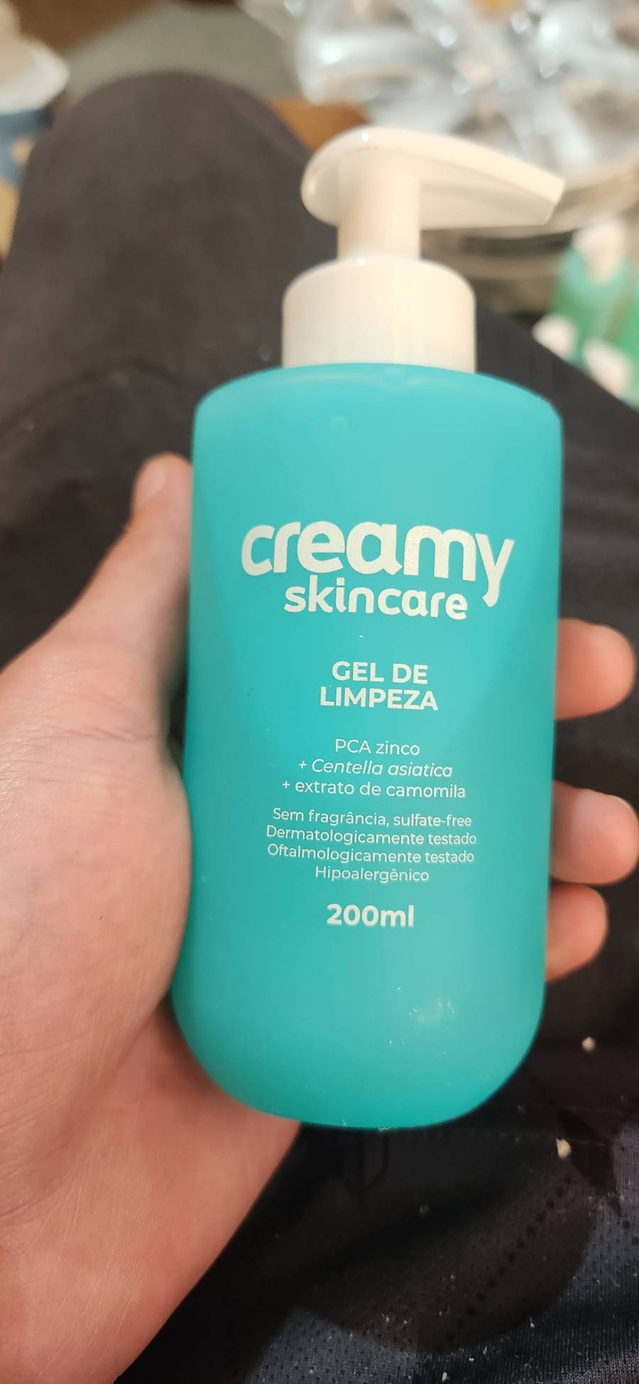 Gel de limpeza facial