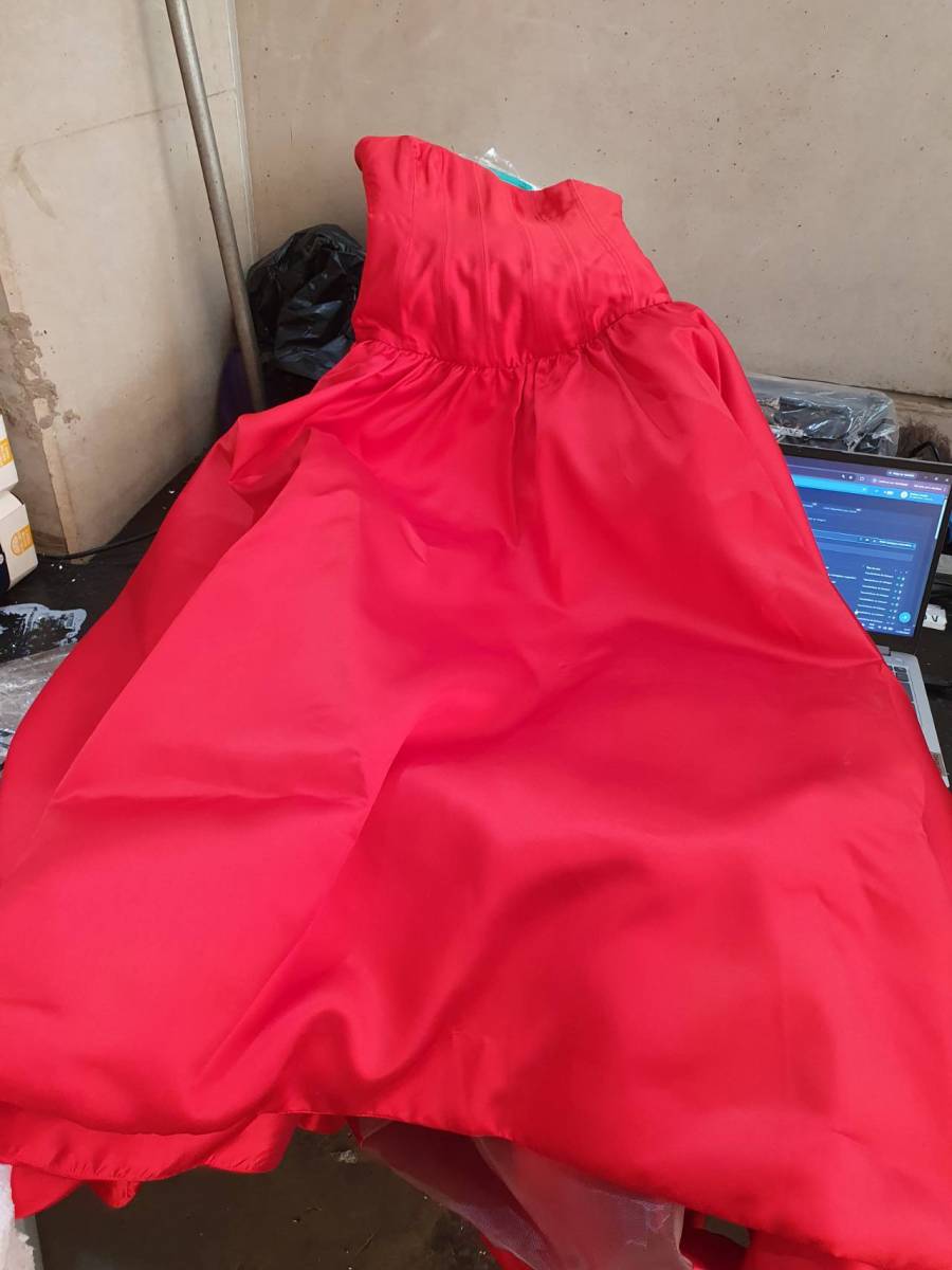 Vestido feminino vermelho