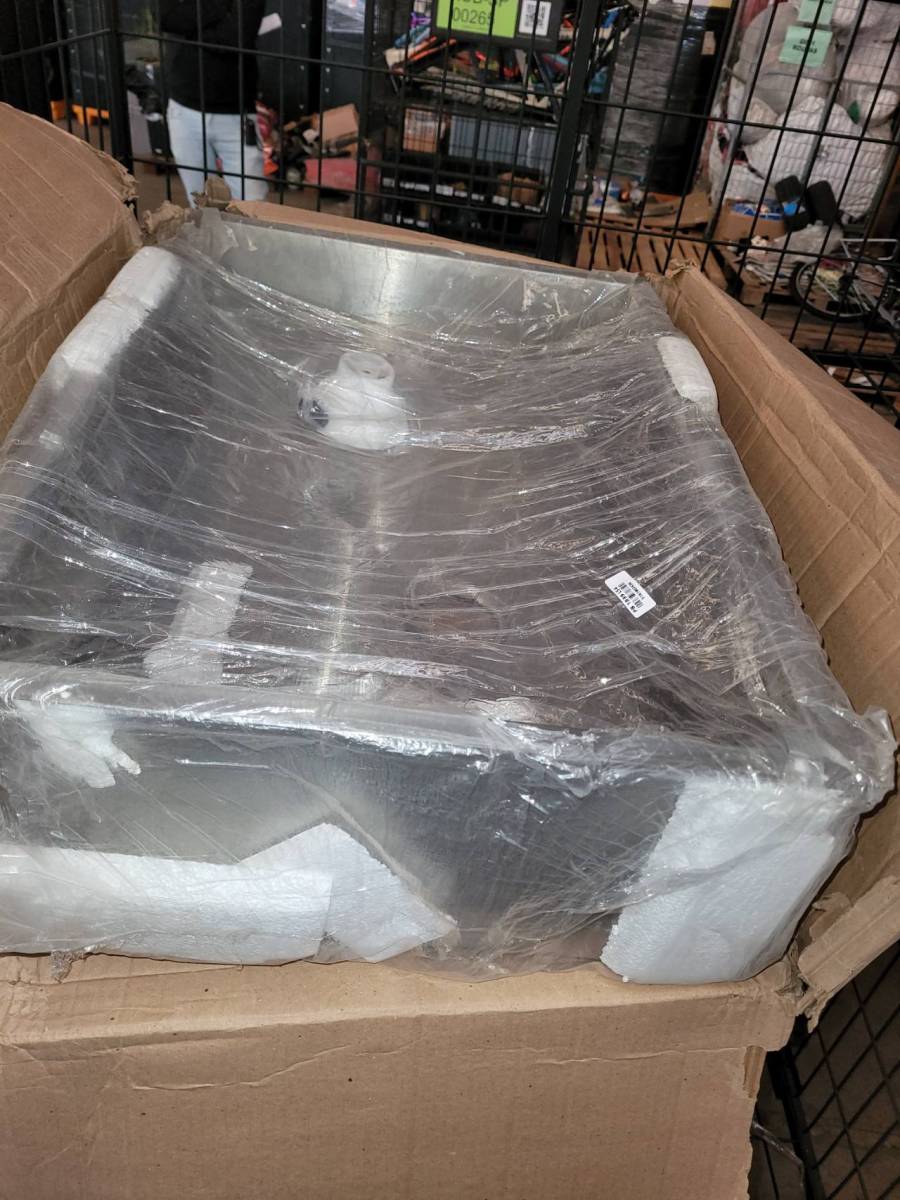 Cuba de aço inox para pia