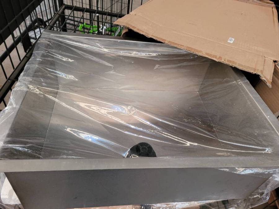 Cuba de aço inox para pia
