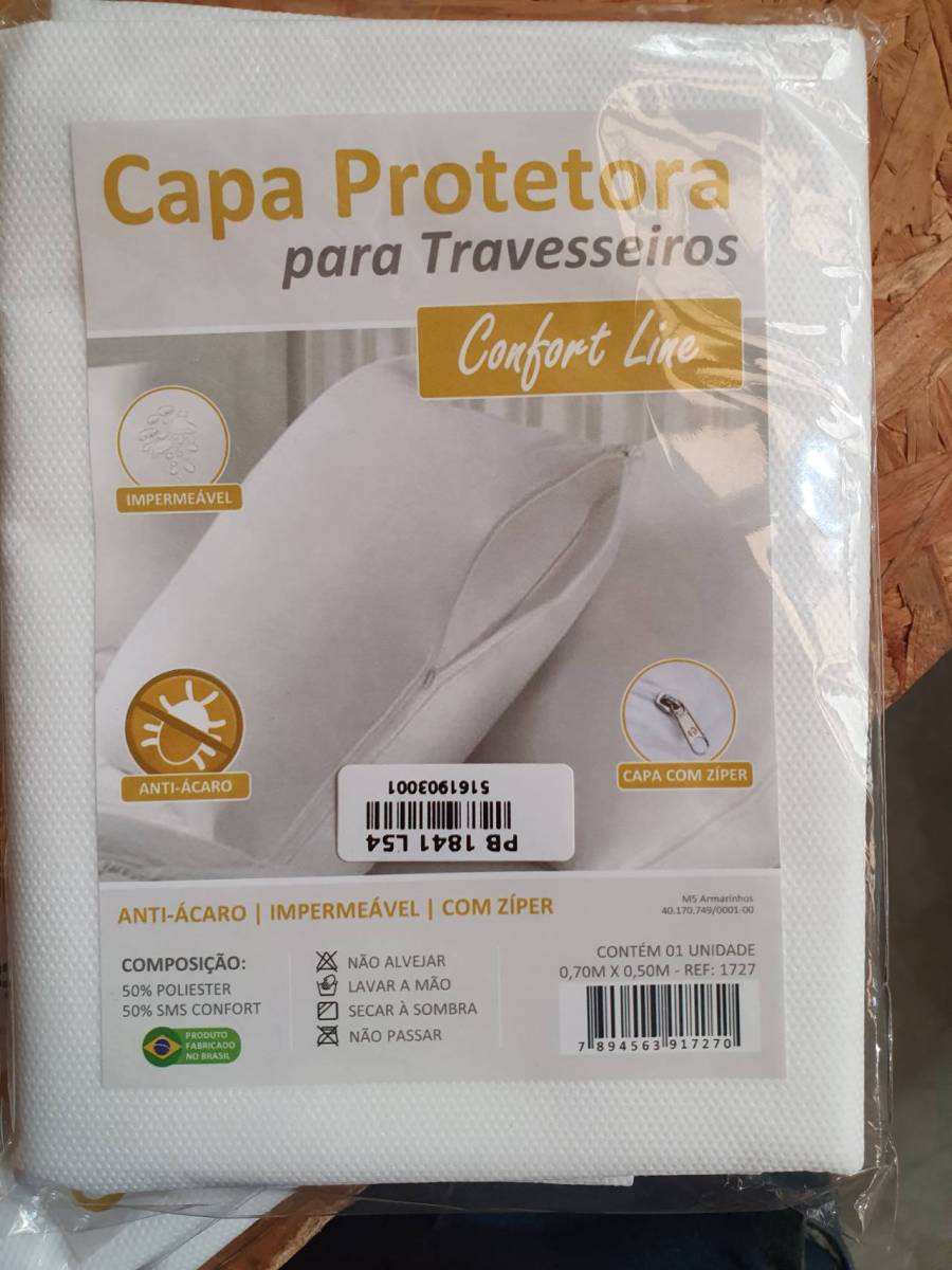 Capa protetora para travesseiros