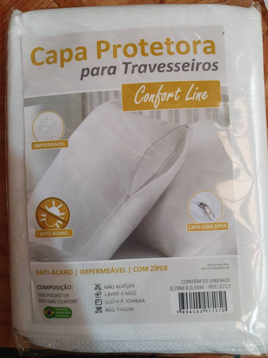 Capa protetora para travesseiros