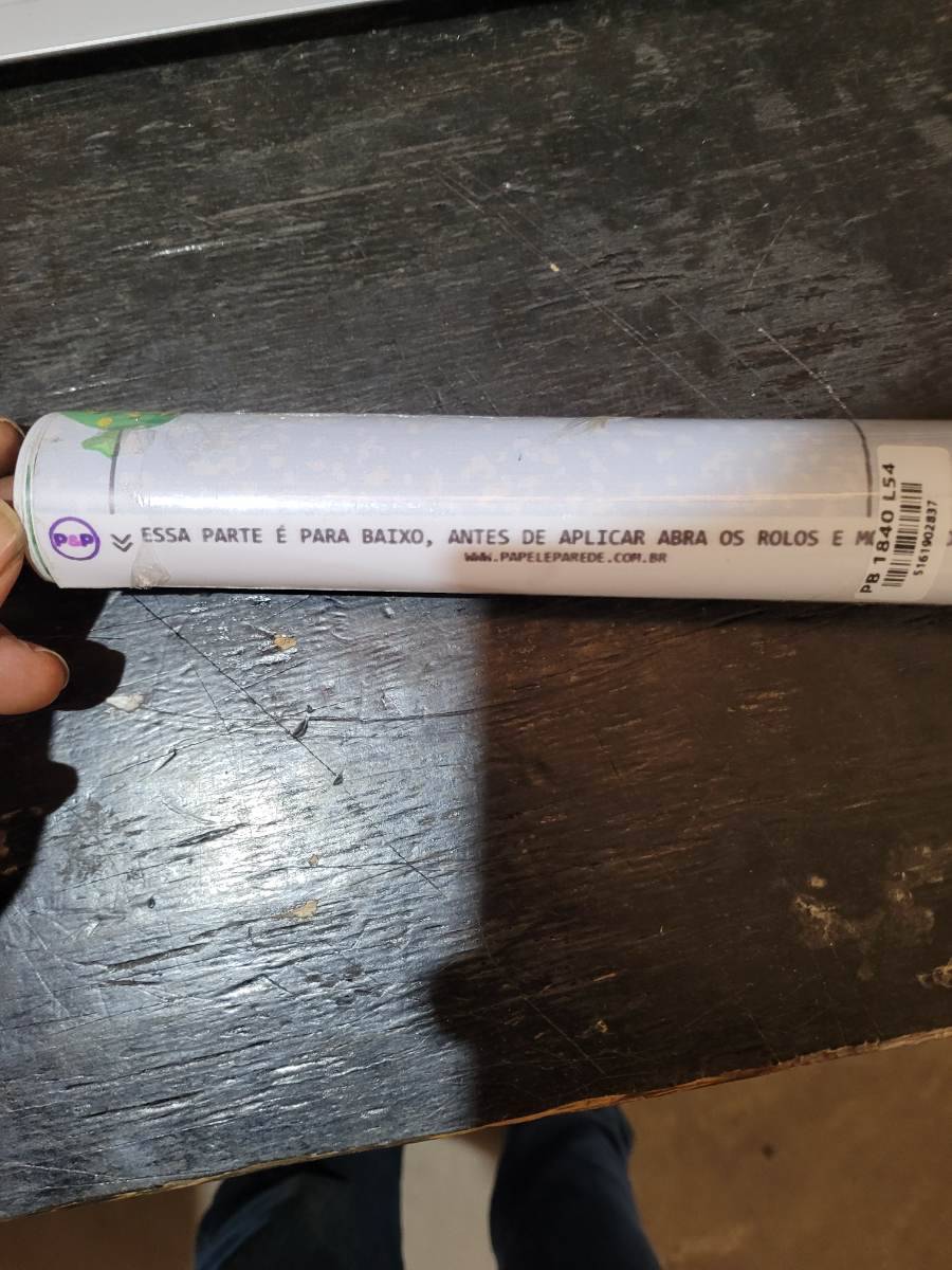 Papel de parede em rolo