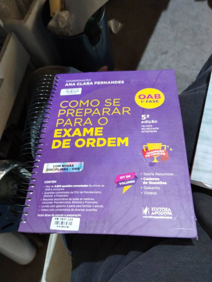 Livro Como Se Preparar Para o Exame de Ordem - OAB 1ª Fase