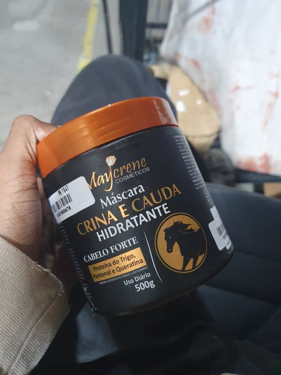 Máscara hidratante para cabelo forte Crina e Cauda