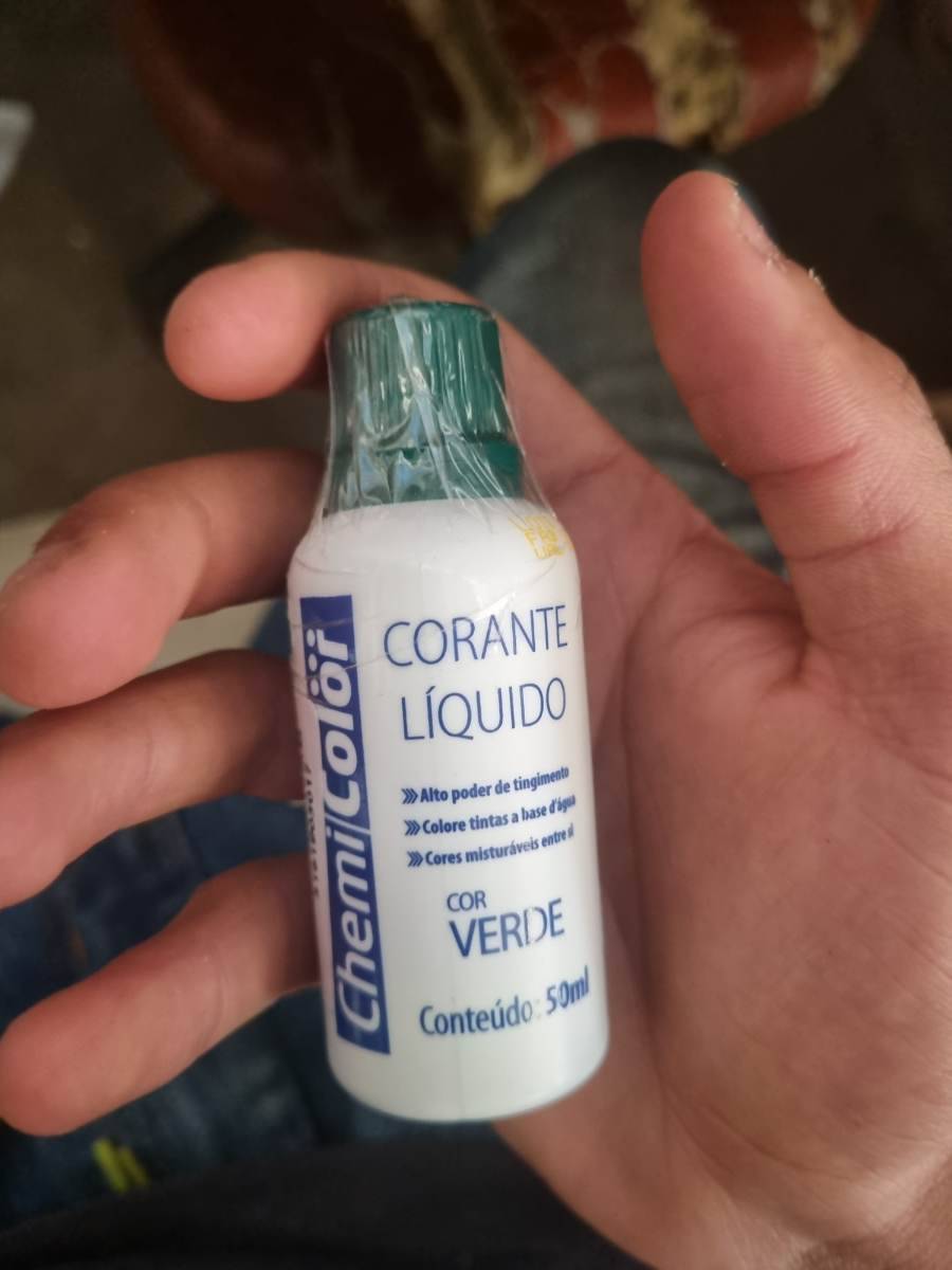 Corante líquido verde