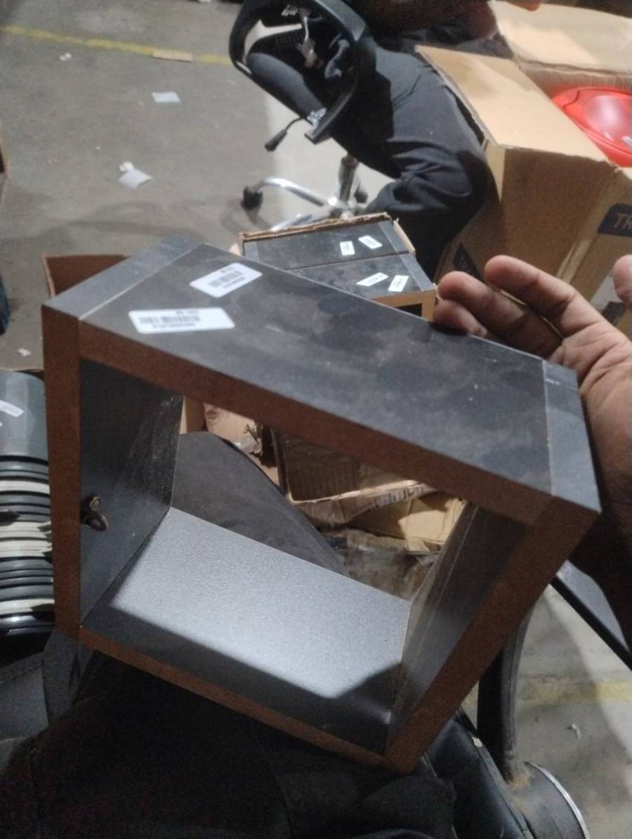 Moldura quadrada preta para quadro ou espelho