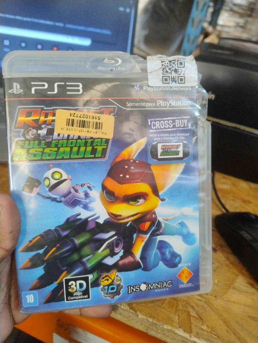 Jogo Ratchet & Clank Full Frontal Assault para PlayStation 3