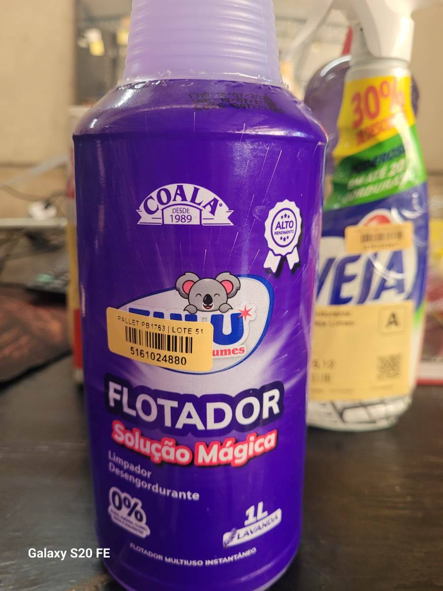 Flotador Solução Mágica limpador desengordurante