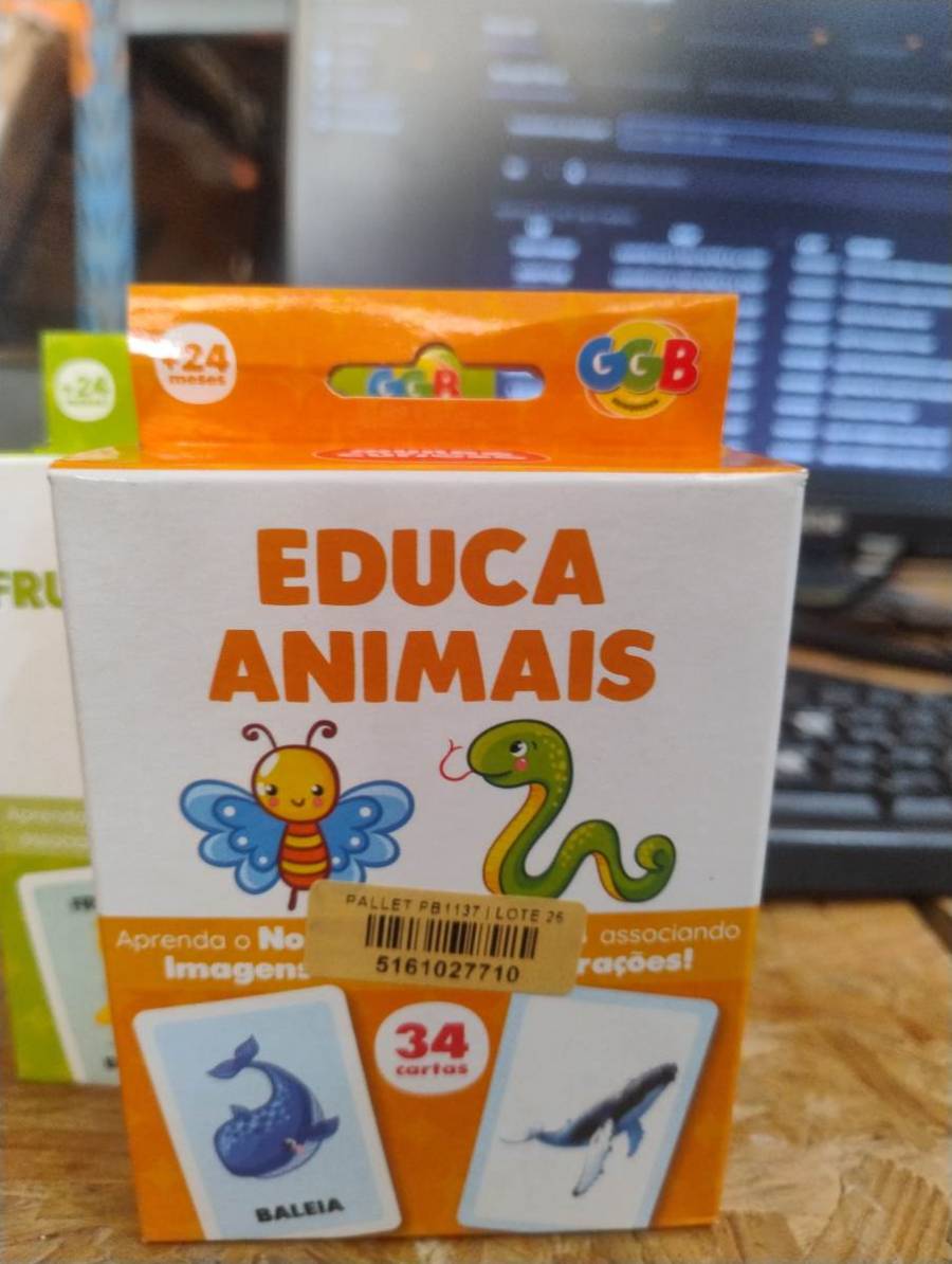 Jogo Educativo de Cartas Educa +24 meses