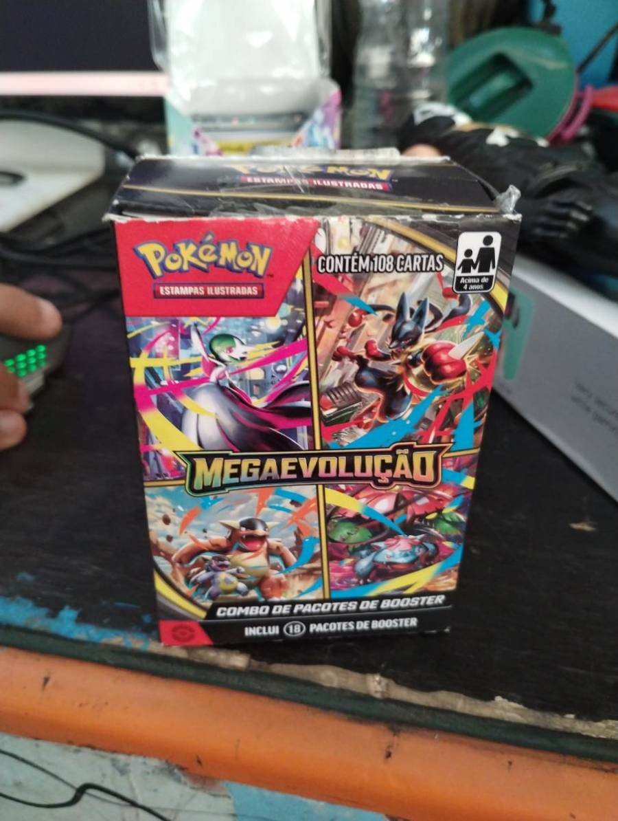 Combo de Pacotes de Booster Pokémon Mega Evolução