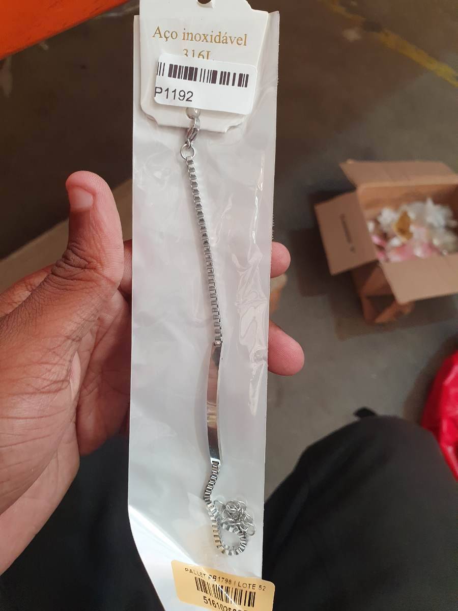 Pulseira de aço inoxidável