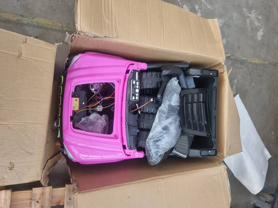 Carro elétrico infantil rosa