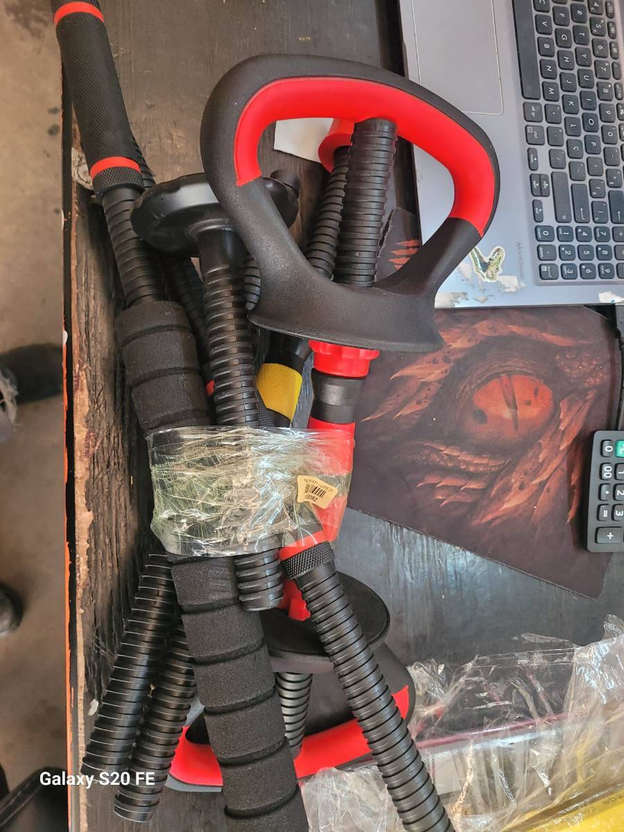 Kit de tubos flexíveis com alças para exercícios físicos