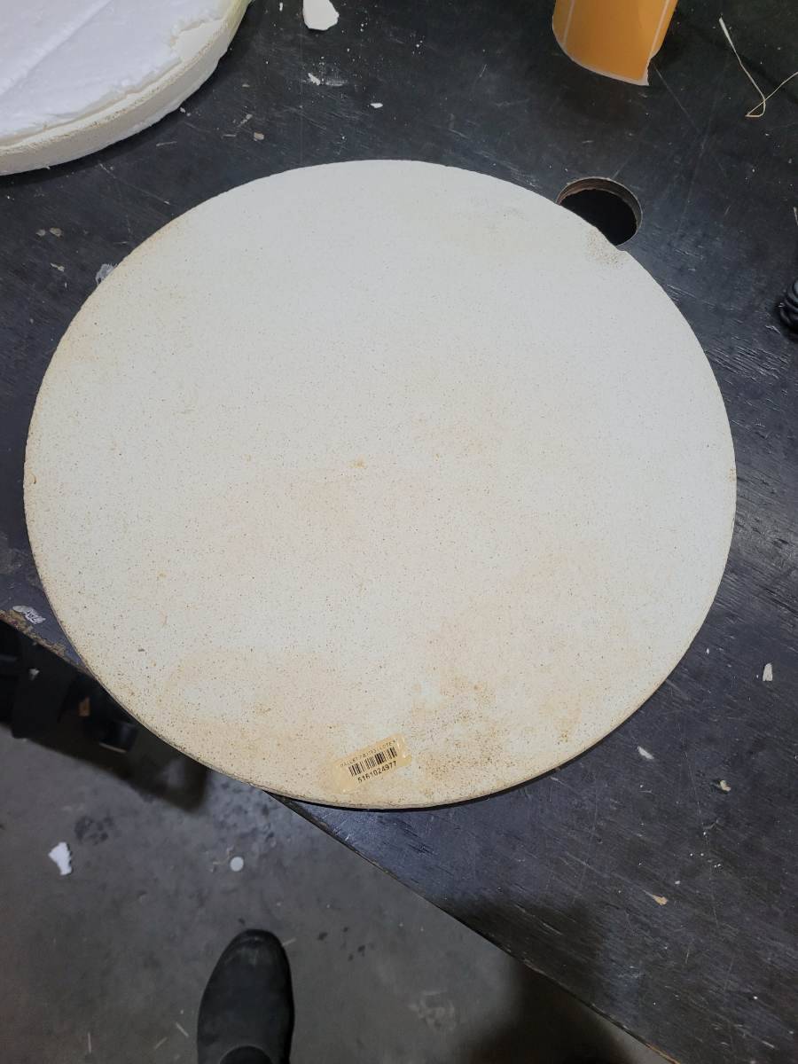 Disco de cerâmica branco