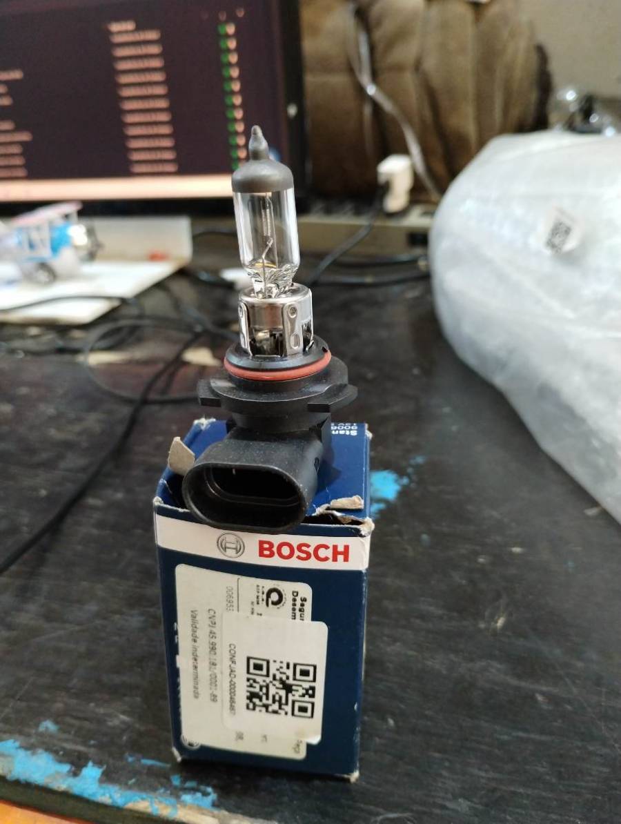 Lâmpada automotiva halógena