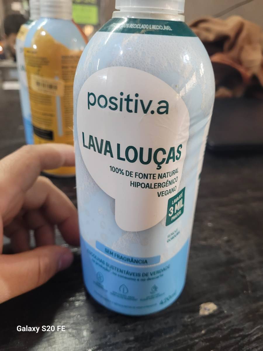 Lava Louças Positiv.a sem fragrância
