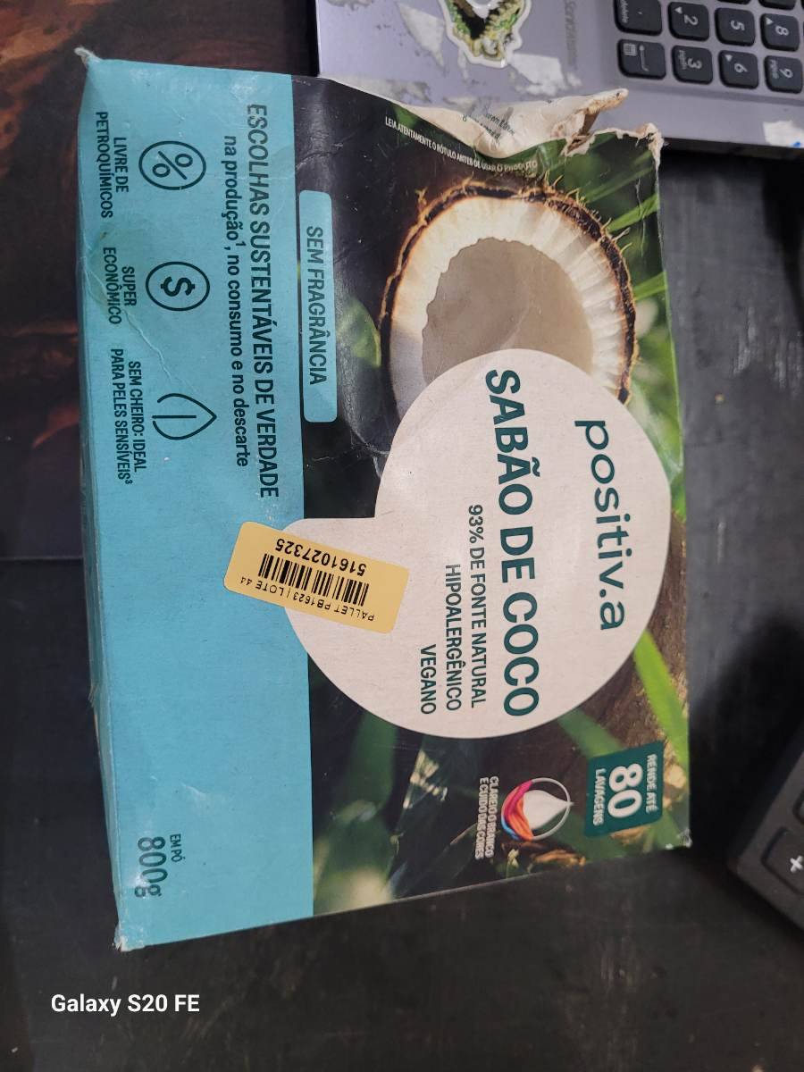 Sabão de Coco em pó