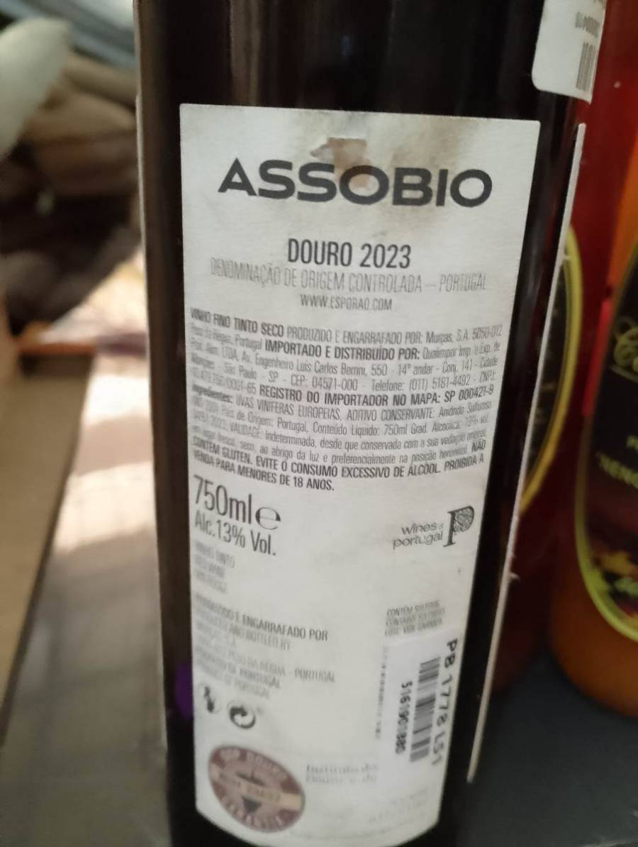 Vinho Tinto murças assobio esporão