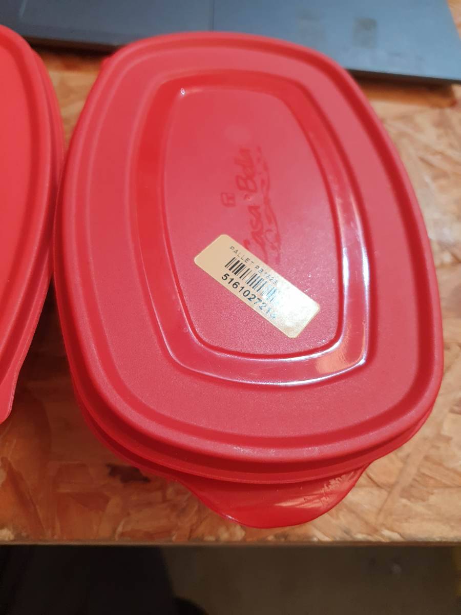 Pote plástico com tampa