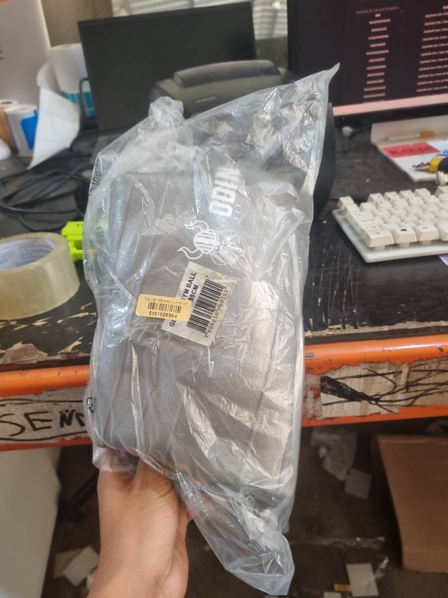Gym Ball cinza 55cm
