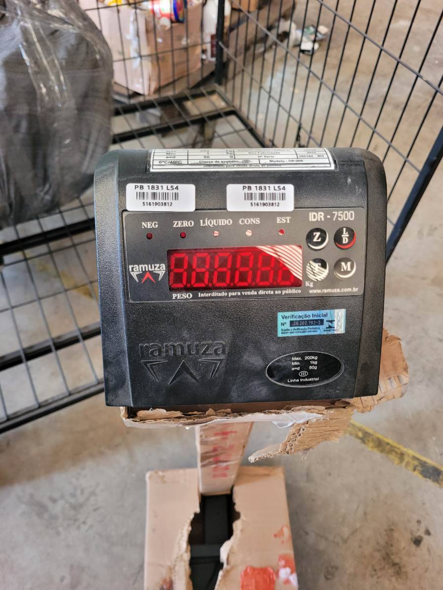 Balança eletrônica industrial Ramuzá IDR-7500