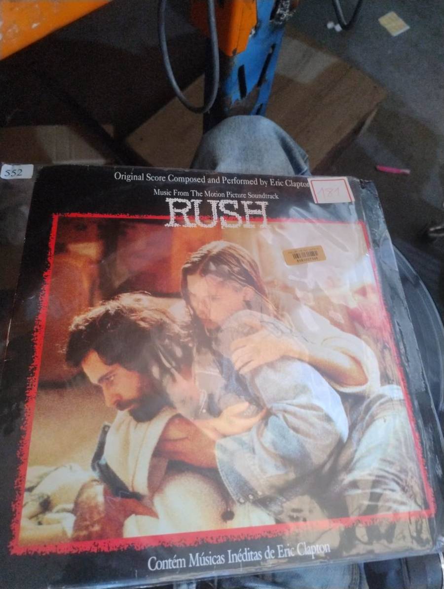 Disco de vinil trilha sonora do filme Rush