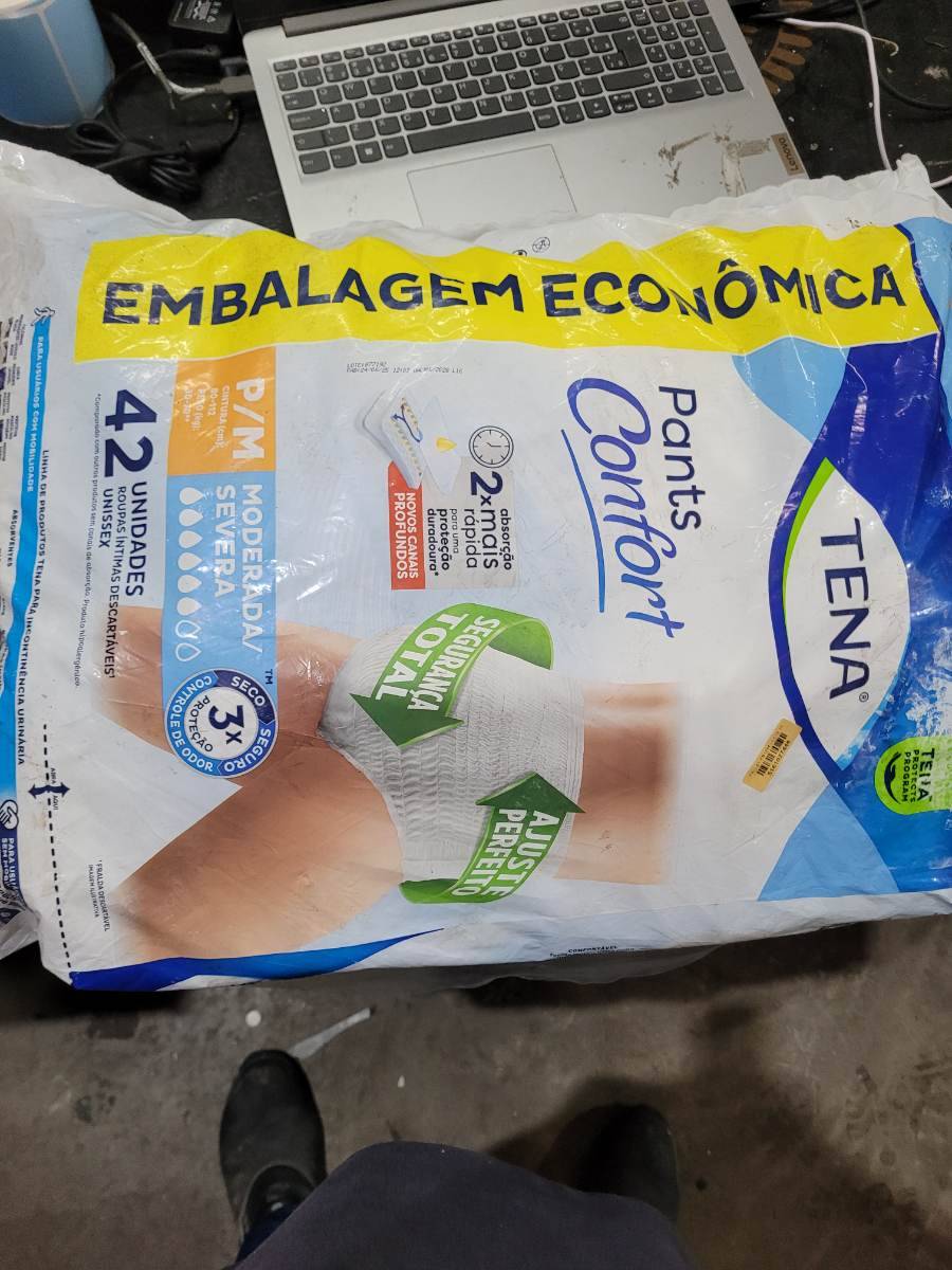 Fralda Pants Confort TENA P/M para incontinência urinária