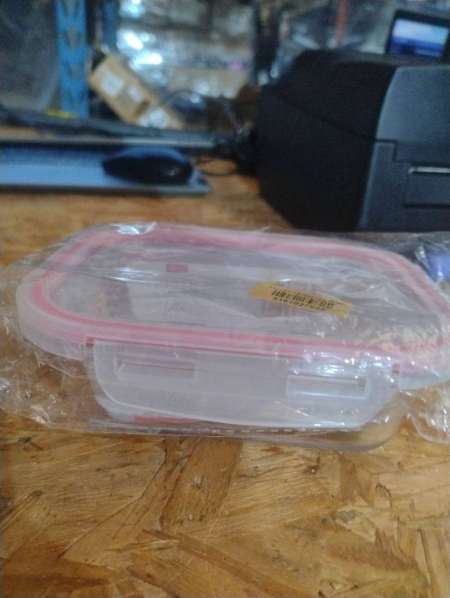 Pote vidro com tampa de vedação