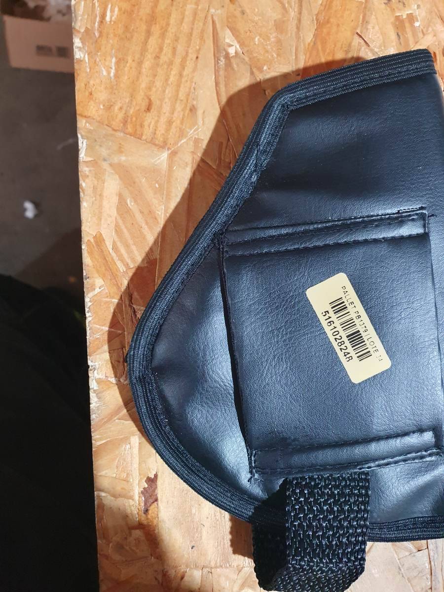 Coldre de couro sintético para arma de fogo