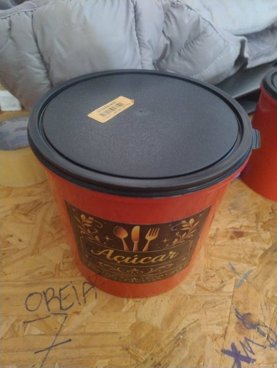 Pote para açúcar com tampa