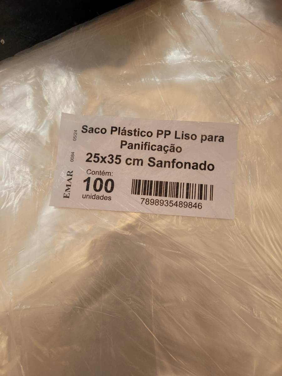 Saco Plástico PP Liso para Panificação