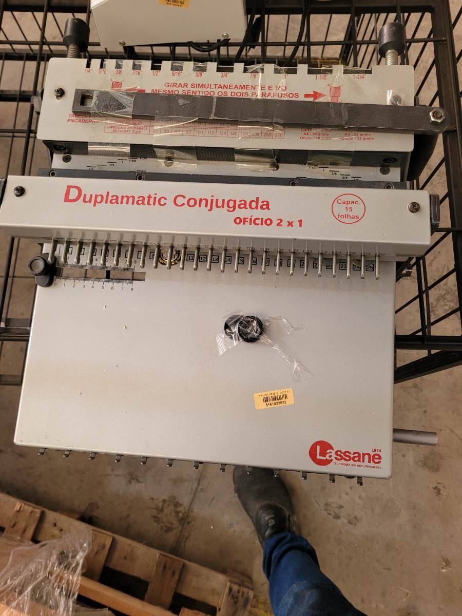 Encadernadora manual Duplamatic Conjugada
