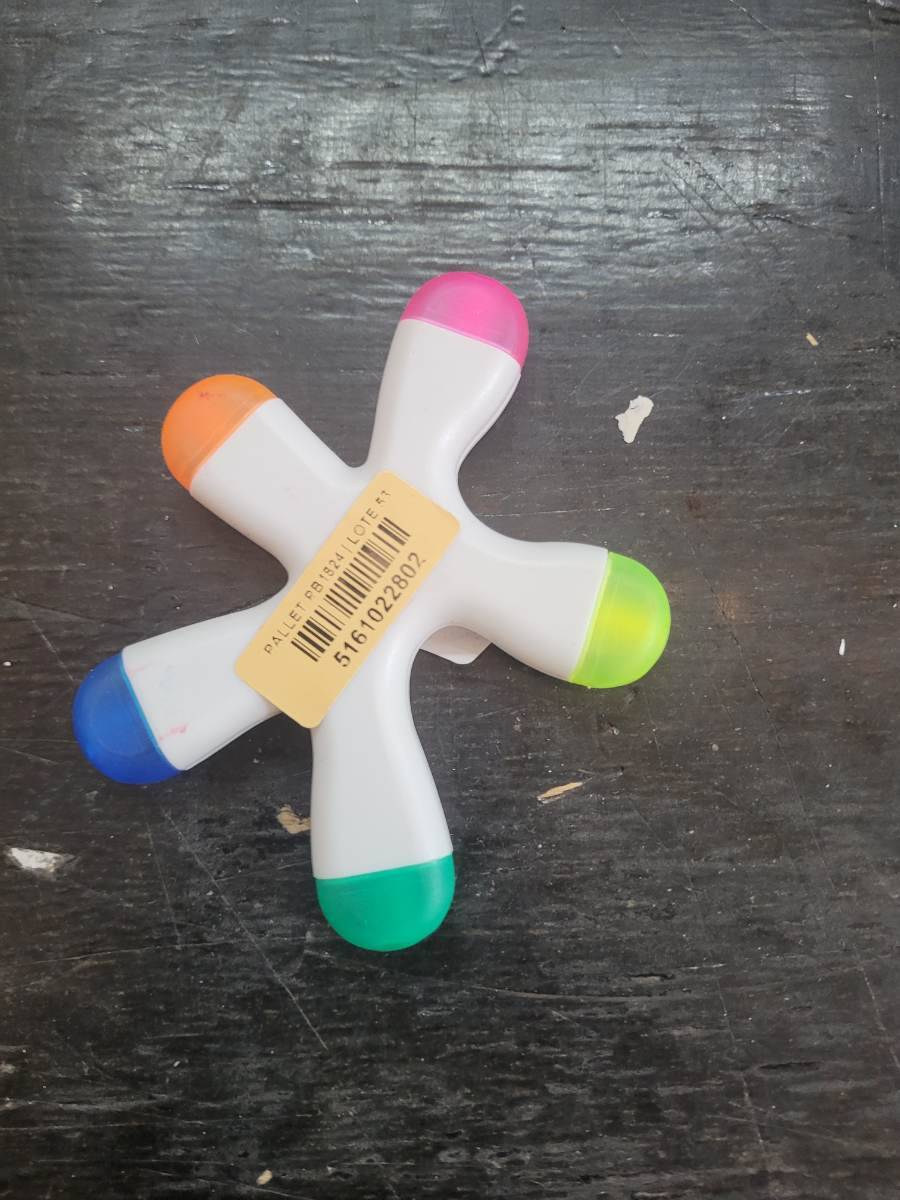 Marca texto com 5 cores