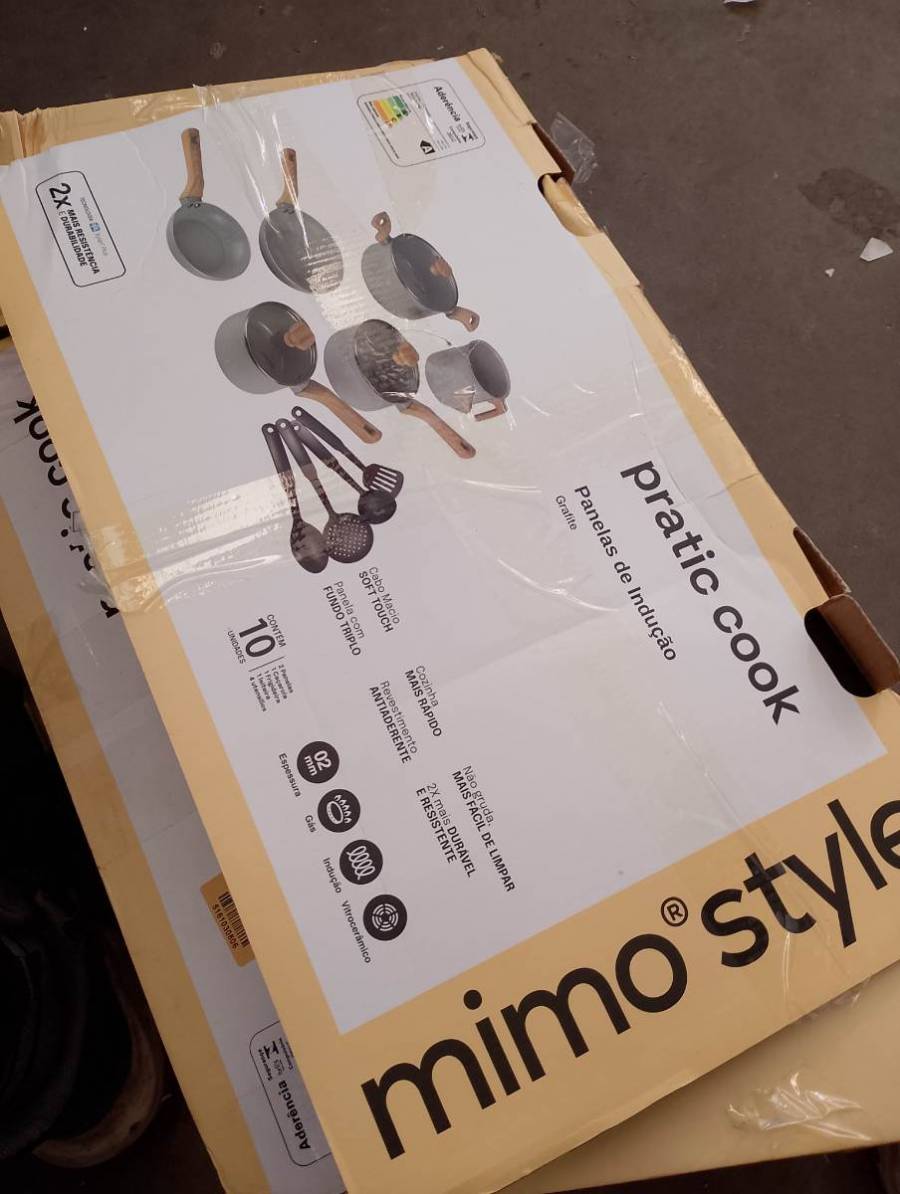 Conjunto de panelas de indução com 10 peças