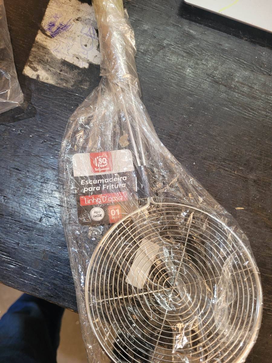 Escumadeira para fritura