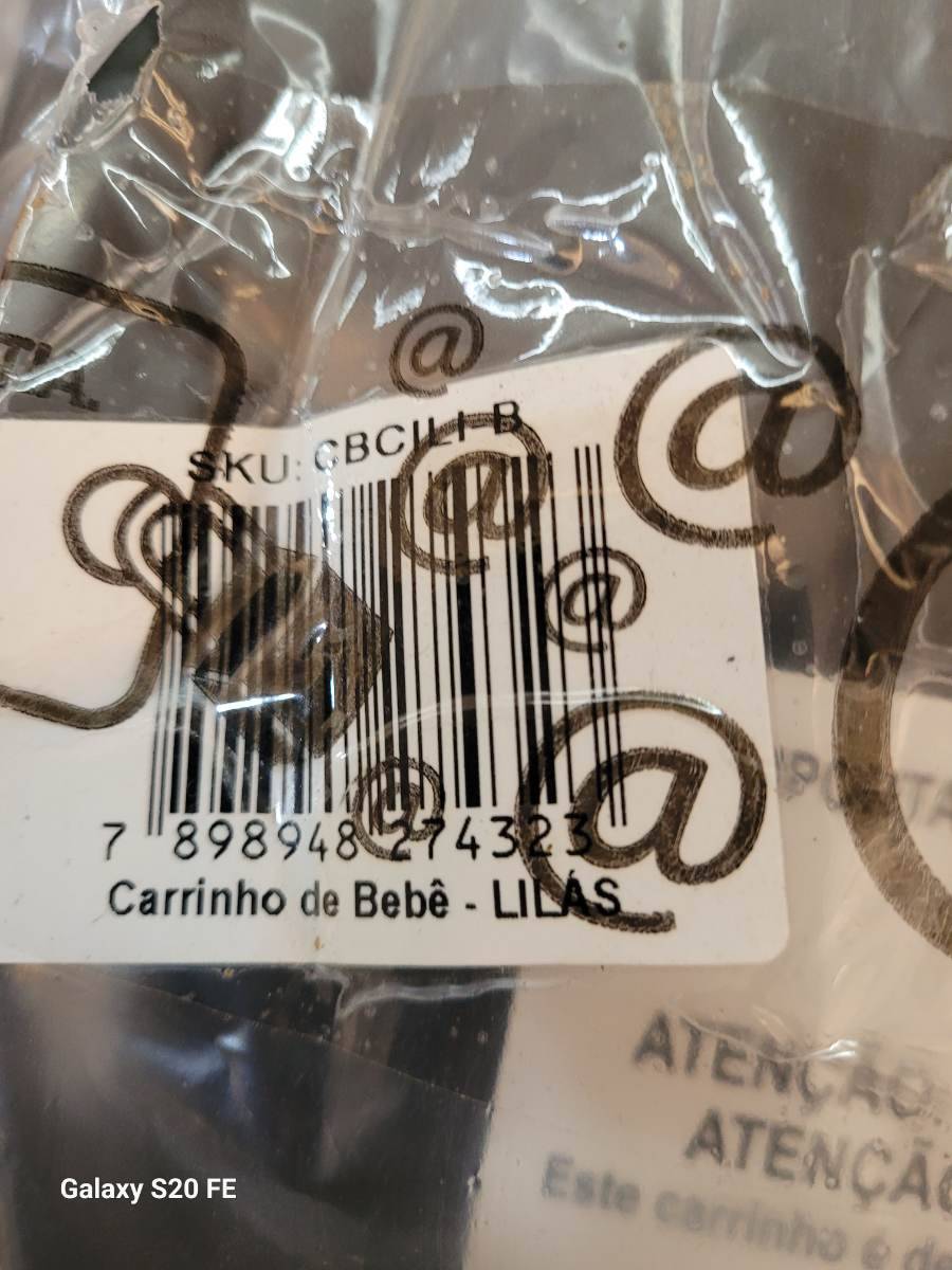 Carrinho de Bebê Lilás