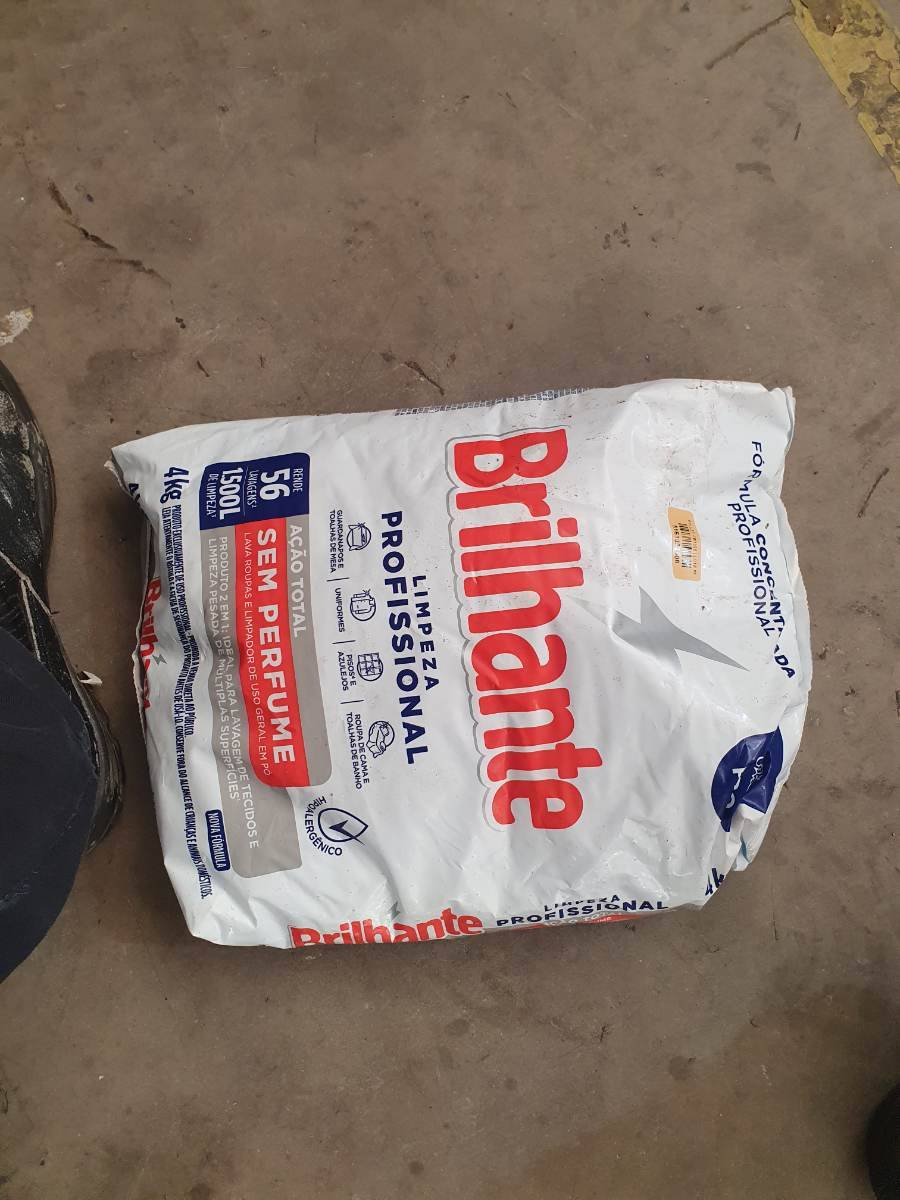 Detergente em pó Brilhante Limpeza Profissional
