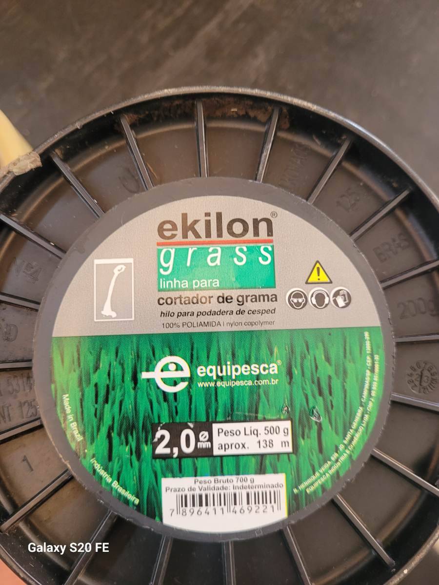 Linha para cortador de grama