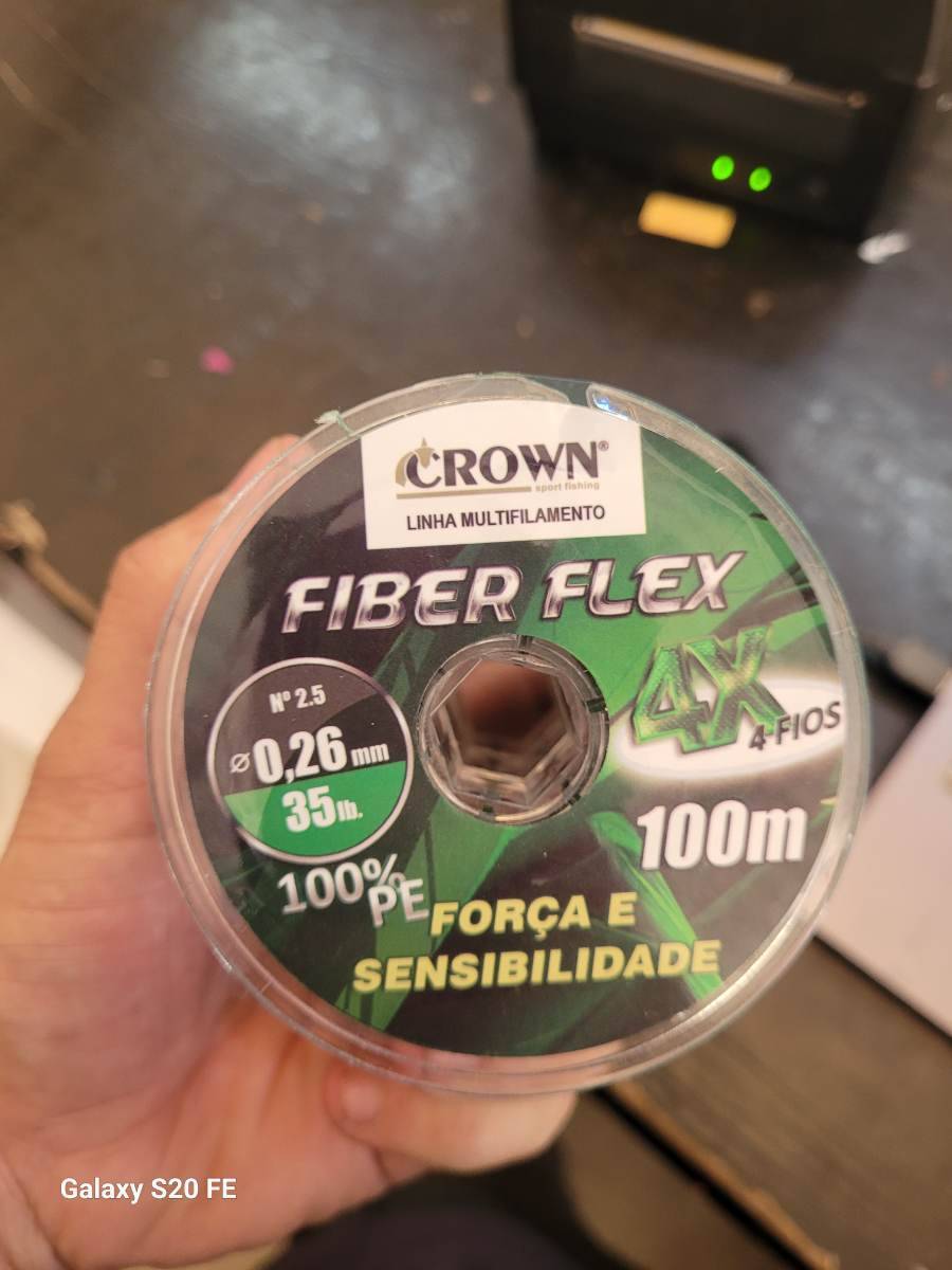 Linha multifilamento para pesca Fiber Flex 4X