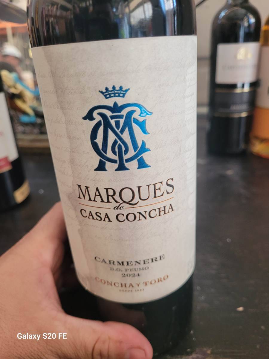 Vinho tinto Carmenere Marques de Casa Concha 2024