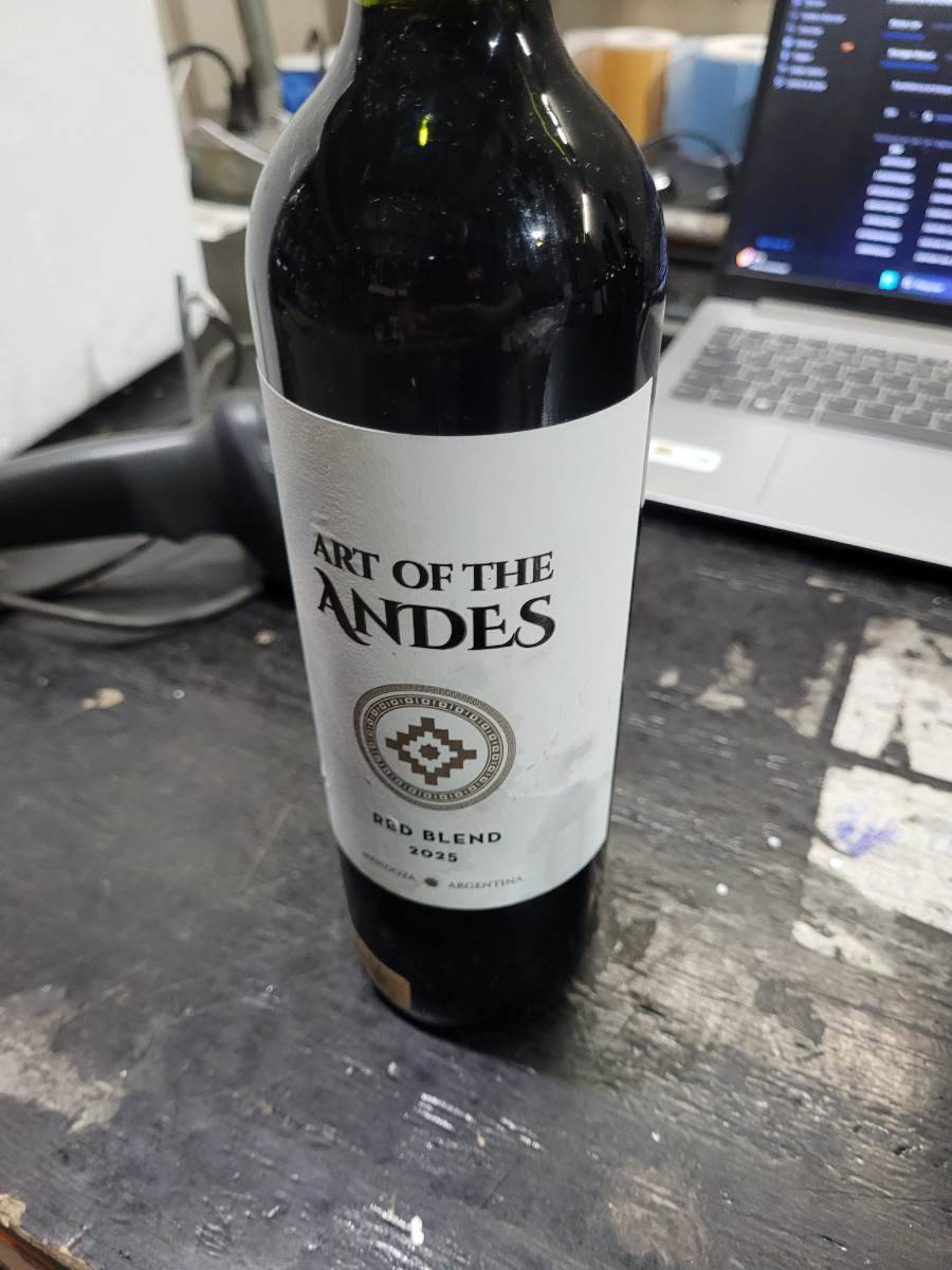 Vinho tinto Art of the Andes Red Blend 2025
