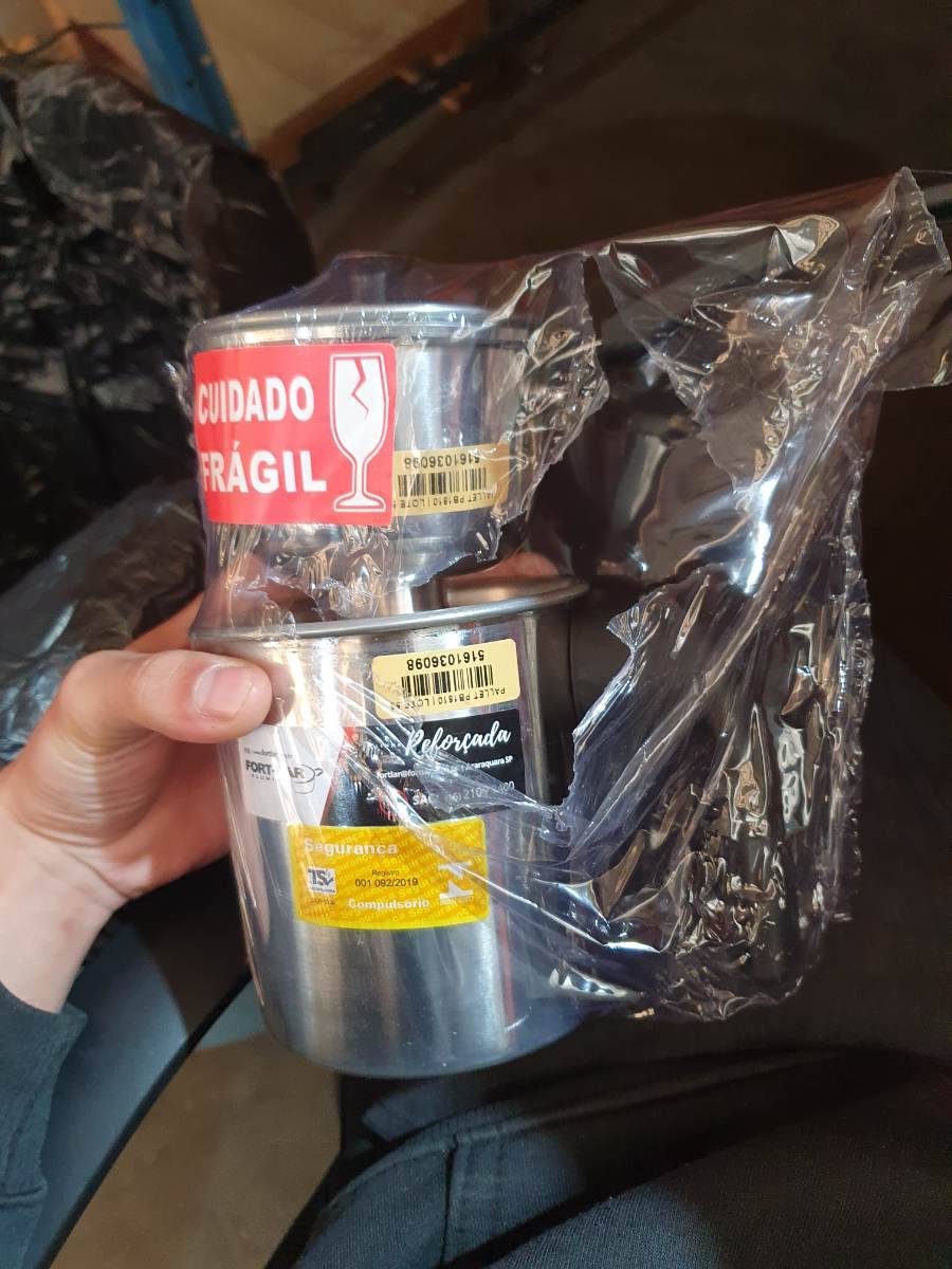 Filtro de óleo metálico para motor