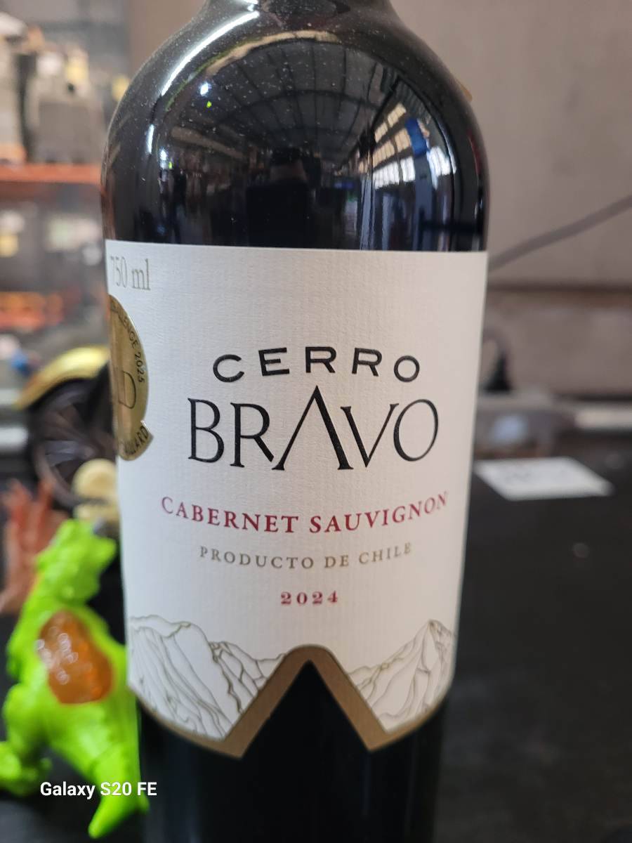 Vinho tinto Cabernet Sauvignon Cerro Bravo 750ml
