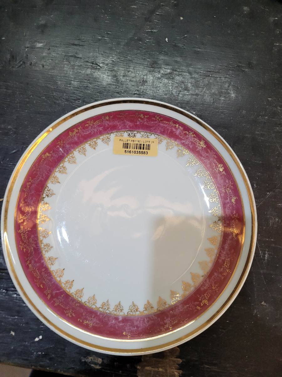 Prato decorativo de porcelana