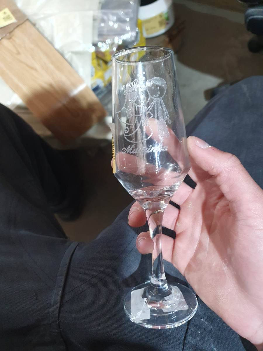 Taça de vidro para bebidas