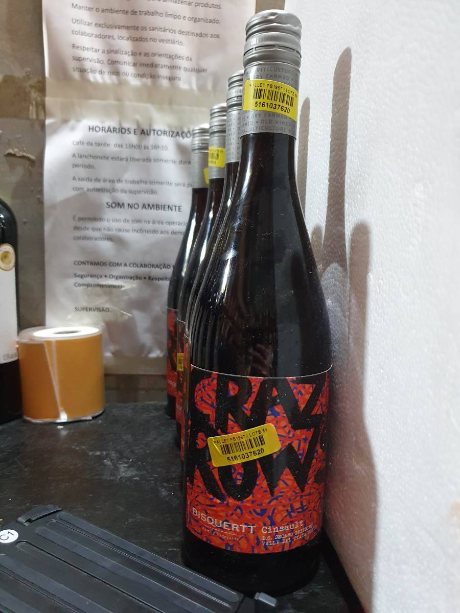 Vinho Tinto Bisquertt Cinsault