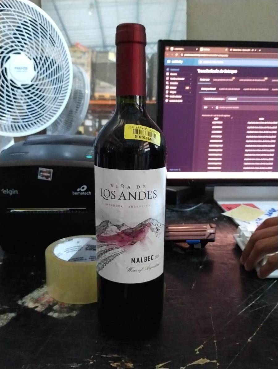 Vinho tinto Malbec Viña de Los Andes